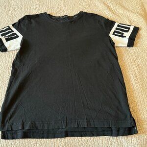 Puma Men's Graphic T-Shirt Top M, Black and white